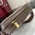 Gucci Beige/Ebony GG Supreme Canvas Crossbody Bag with Web Stripe and Gold GG Logo 839103 #A58346