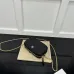 Gucci Black Pebbled Leather GG Marmont Mini Camera Bag with Gold Chain Strap 772759 #A58343