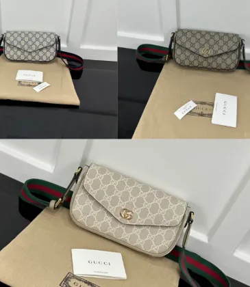 Brand G Canvas Leather Envelope Crossbody Bag 764961 | W13×H22×D4cm #B69315 Brand G Canvas Leather Envelope Crossbody Bag 764961 | W13×H22×D4cm #B69315