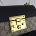 Gucci Canvas Leather Padlock Chain Crossbody Bag 409487 | W20×H12.5×D8cm #B69317