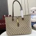 Gucci GG Canvas Shoulder Tote 867015 Black 45x28x12cm #A62928