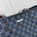 Gucci GG Denim Canvas Large Tote Shoulder Bag 38×29.5×13cm #A65011