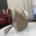 Gucci Embossed GG Shoulder Bags In Dual Neutral Tones With Chain Straps size:25.5×20×5cm #A53841