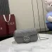 Gucci GG Marmont Matelassé Leather Mini Shoulder Bag 16.5×10.2×5.1cm #A65033