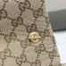 Gucci GG Marmont Quilted Canvas Chain Bag, 18.5 x 11.5 x 7 cm #A63206