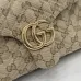 Gucci GG Marmont Quilted Canvas Chain Bag, 23 x 17 x 9 cm #A63210