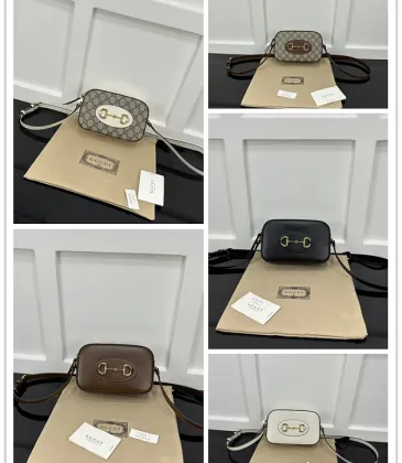 Gucci Horsebit 1955 Leather Camera Crossbody Bag 20×13×6cm #A65023