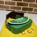 Gucci x Adidas 727791 Green Saddle Bag, Top Quality, 20.5x12x5.5cm #A61846
