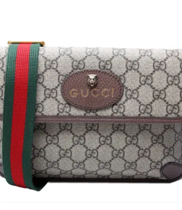 GUCCI Supreme Neo Web Belt Brown   #A65575