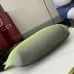 Gucci Lime Green Suede Bumbag with Black Trim and Silver-Tone Zipper 835810 #A58348
