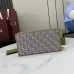 Gucci 795048 GG Pattern Zip-Around Wallet in Beige PVC 20x11x3cm #A61866