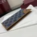 Gucci 821802 GG Denim Leather Trim Bi-fold Long Wallet Snap Card Holder Purse #A65973
