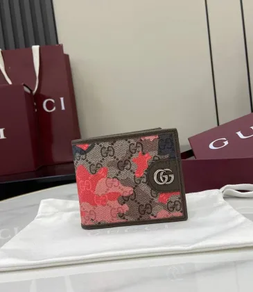 Gucci 834694 Pink Camouflage GG Bifold Wallet 19x10x2cm #A61868 Gucci 834694 Pink Camouflage GG Bifold Wallet 19x10x2cm #A61868