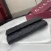 Gucci 847210 GG Embossed Leather Long Flap Wallet Multi Card Slots Clutch Purse #A65972