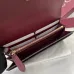 Gucci 847210 GG Embossed Leather Long Flap Wallet Multi Card Slots Clutch Purse #A65972