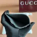 Gucci 856561 Card Case - GG Supreme Canvas &amp; Leather (Black/Beige) #A60530
