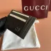 Gucci 856561 Card Case - GG Supreme Canvas &amp; Leather (Black/Beige) #A60530