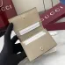 Gucci Beige Leather Compact Wallet with Gold Accents, Multiple Card Slots, Stylish &amp; Functional for Daily Use #A56005