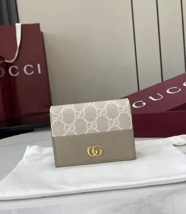 Gucci Beige Leather Compact Wallet with Gold Accents, Multiple Card Slots, Stylish & Functional for Daily Use #A56005 Gucci Beige Leather Compact Wallet with Gold Accents, Multiple Card Slots, Stylish & Functional for Daily Use #A56005