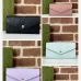 Gucci GG Embossed Leather Envelope Continental Wallet 19×10×3.5cm #A65013