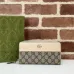 Gucci GG Supreme Leather Trim Zip Around Wallet 19.5×11×3cm #A65012
