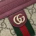 Gucci GG Supreme Web Zip Around Card Case Wallet 11×9×2.5cm #A65030