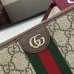 Gucci GG Supreme Web Zip Around Continental Wallet 20×15×5cm #A65031
