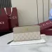 Gucci Zip-Around Wallet with GG Canvas &amp; Beige Leather Trim, Gold Double G Hardware, Stylish &amp; Spacious for Daily Essentials #A56009