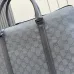 Gucci A0007X GG Supreme Web Stripe Boston Bag Top Handle Detachable Strap Handbag #A65970
