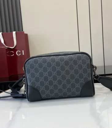 Gucci GG Supreme Canvas Crossbody Bag With Leather Accents size:23×16×8cm #A53921 Gucci GG Supreme Canvas Crossbody Bag With Leather Accents size:23×16×8cm #A53921