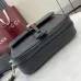 Gucci Small Crossbody Bag In Black Pebbled Leather With Signature Web Accent And Lock #A50715