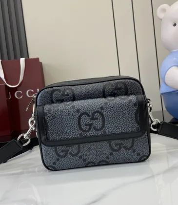 Gucci GG Supreme Canvas Crossbody Bag With Leather Trim And Adjustable Strap #A50421 Gucci GG Supreme Canvas Crossbody Bag With Leather Trim And Adjustable Strap #A50421