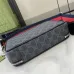 Gucci GG Supreme Canvas Crossbody Bag With Web Stripe Strap #A52612