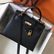 Hermes handbag Black #A42845 Hermes handbag Black #A42845