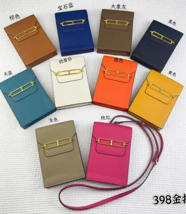Hermes Fashion new style card bag and wallets and phone bag gold logo 18*12*3cm #A23783 Hermes Fashion new style card bag and wallets and phone bag gold logo 18*12*3cm #A23783