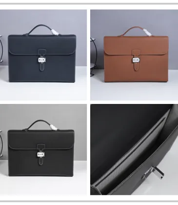 HERMES Leather Briefcase Collection: Timeless Design for the Discerning Professional size:39×29×6cm #A53668 HERMES Leather Briefcase Collection: Timeless Design for the Discerning Professional size:39×29×6cm #A53668