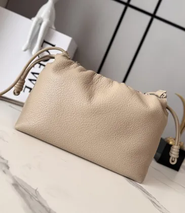 Loewe 012403 Flamenco Purse in Pebbled Calfskin Size 30x10.5x20CM #A62923
