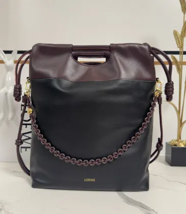 Loewe 012551 Flamenco Purse Tote in Napa Lambskin Size 38x29x9CM #A62903
