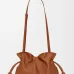 Loewe 26238 Flamenco Drawstring Pouch in Napa Calfskin Size 30x24.5x10.5CM #A62919