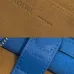 Loewe Amazona 180 Blue Leather Top Handle Bag 34.5x14x27cm #A64991
