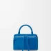 Loewe Amazona 180 Blue Leather Top Handle Bag 34.5x14x27cm #A64991