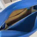 Loewe Amazona 180 Blue Leather Top Handle Bag 34.5x14x27cm #A64991