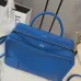Loewe Amazona 180 Blue Leather Top Handle Bag 34.5x14x27cm #A64991