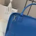 Loewe Amazona 180 Blue Leather Top Handle Bag 34.5x14x27cm #A64991