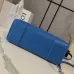 Loewe Amazona 180 Blue Leather Top Handle Bag 34.5x14x27cm #A64991
