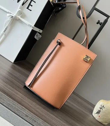 Loewe Anagram Calfskin Crossbody Bucket Bag 21×15×5cm #A65009