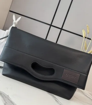 Loewe Bobby Leather Foldable Tote Shoulder Bag 47.5x38x9.5cm #A64990