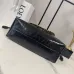 Loewe Flamenco Purse Croc-Effect Leather Shoulder Bag, 30 x 10.5 x 20 cm #A63233