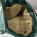 Loewe Green Leather Drawstring Tote Bag With Bold Branding For Chic Everyday Use #A50065
