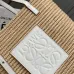 LOEWE Straw Tote Bag With White Leather Logo Patch And Dual Handles size:30×21×11cm #A54072